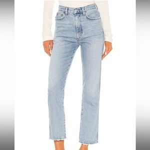 AGOLDE Pinch Waist High Rise Kick in Riptide Size 29